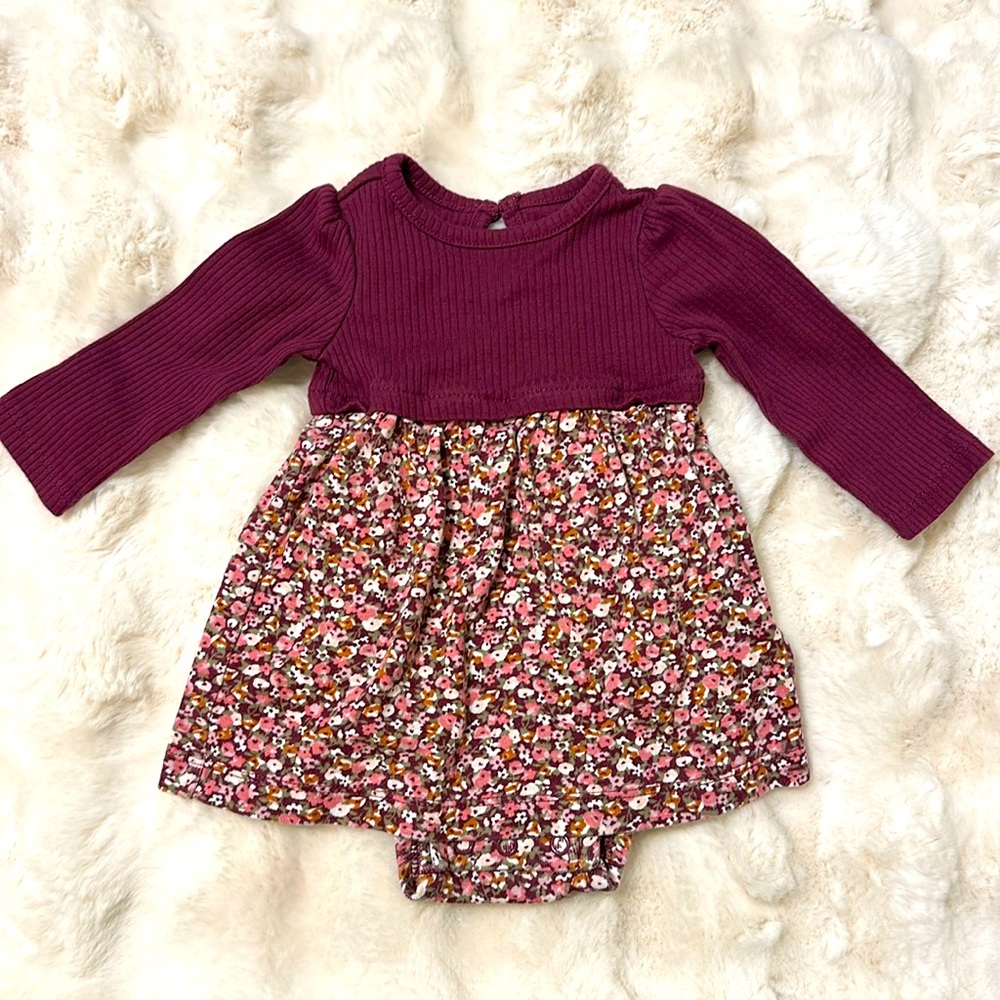 Carter’s Long Sleeves Floral Dress 3M